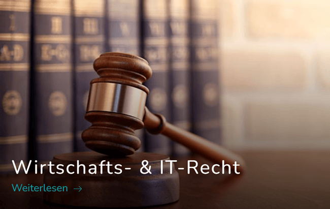 Wirtschaftsrecht IT Recht 